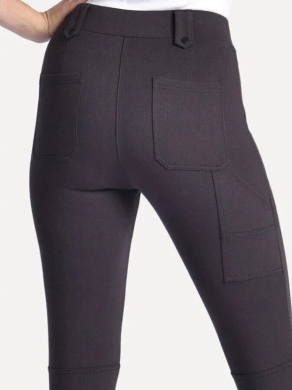 New Betabrand Slate Utility Cargo Dress Pant Yoga Pants XLarge Short Petite - Picture 3 of 5